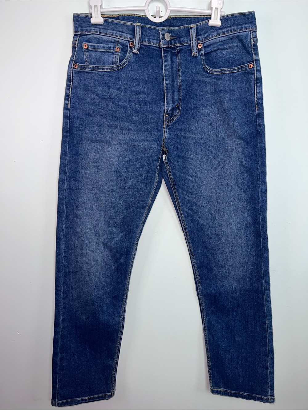 Levi’s 502 Regular Taper Jeans Men’s 32x39 Medium Wash Stretch Denim